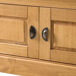 Wohnen Garderoben<Standgarderobe aus Kiefer Massivholz - Kumico
