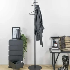 Wohnen Garderoben<Standgarderobe Garderobenständer aus Stahl - Paola