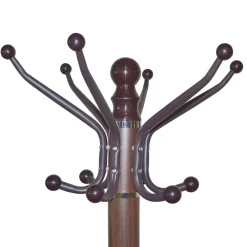 Wohnen Garderoben<Standgarderobe in Braun mit Marmor Fuß - Motrilo