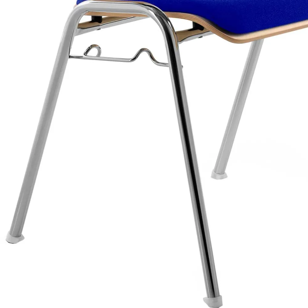 Wohnen Stühle<Stapelbarer Stuhl in Buche & Blau - Subra