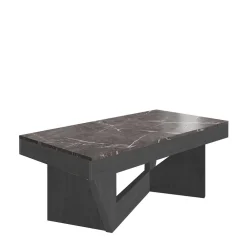 Wohnen Tische<Staufach Couchtisch in Schwarzgrau & Dunkelgrau - Cadruna