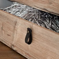 Wohnen Betten<Stauraumbett in Tanne Holzoptik - Ardila