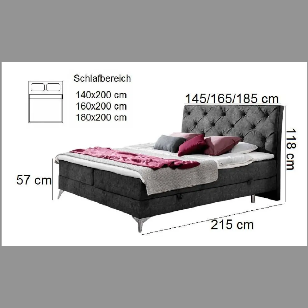 Wohnen Betten<Stauraumbett mit Matratzen und Topper - Bonzai