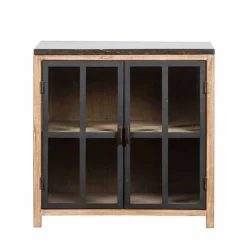 Wohnen Vitrinen<Stauraumvitrine Küche Ashvills im rustikalen Landhausstil