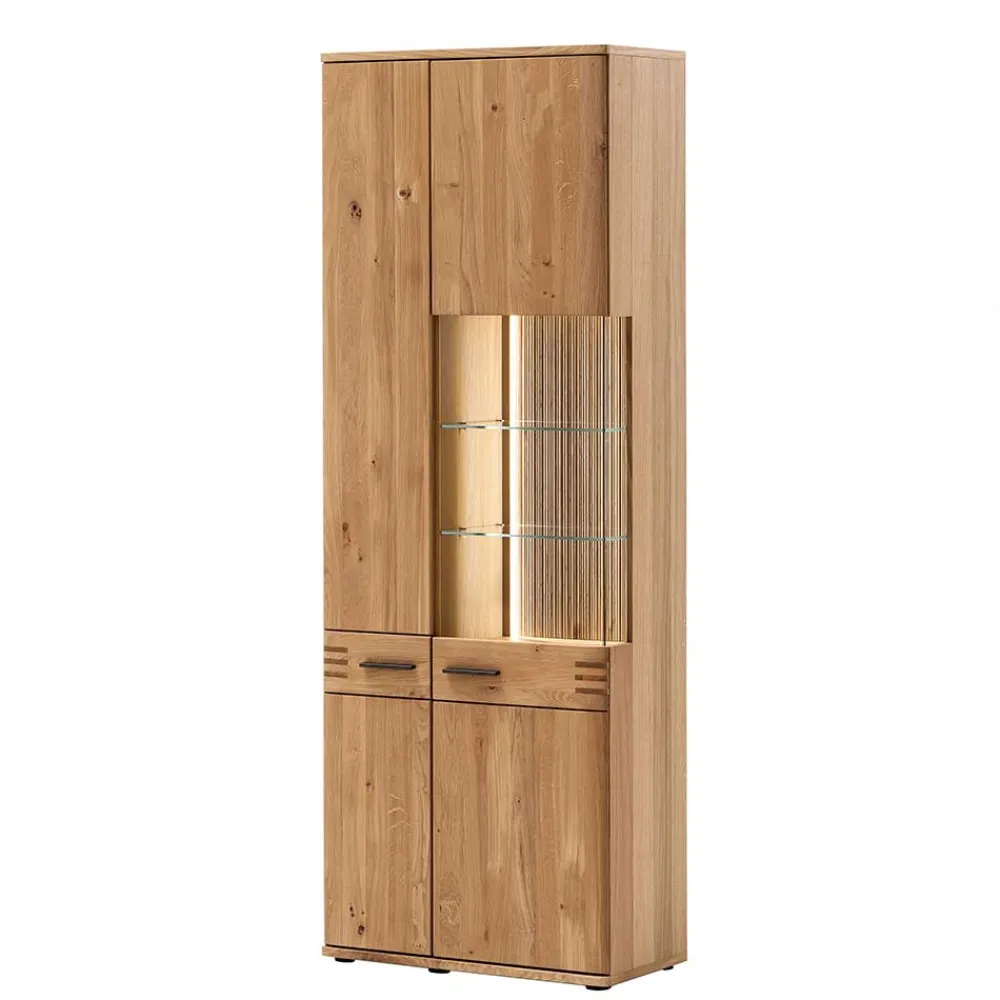 Wohnen Vitrinen<Stauraumvitrine Wohnzimmerschrank 2-türig - Crupean