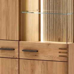Wohnen Vitrinen<Stauraumvitrine Wohnzimmerschrank 2-türig - Crupean