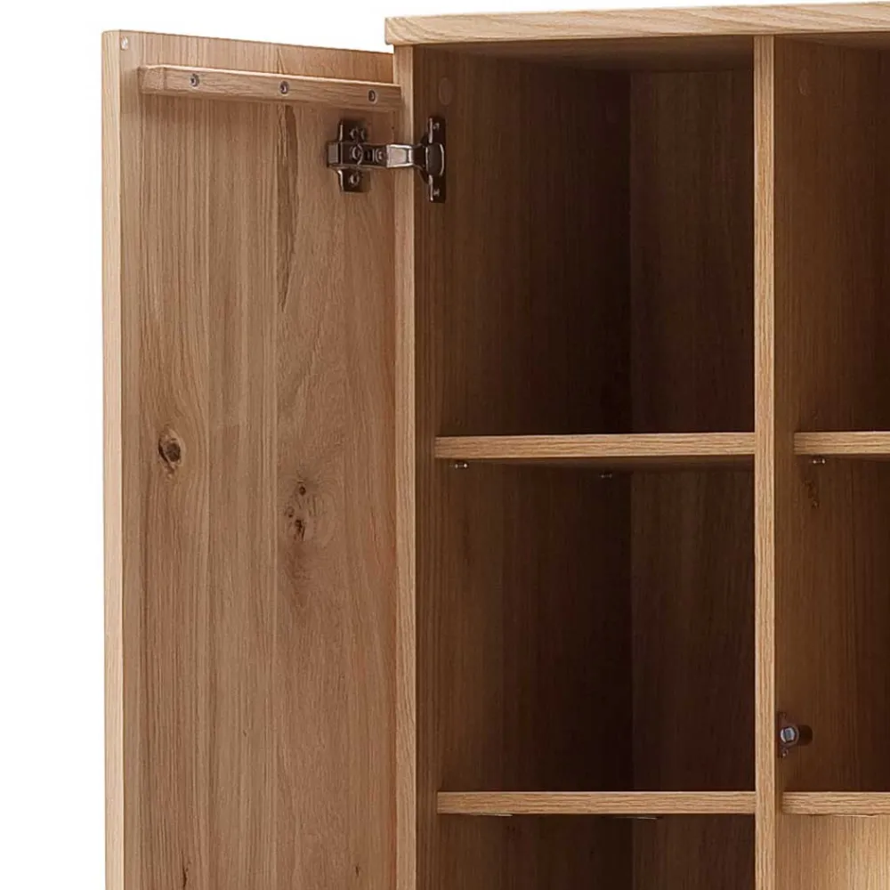 Wohnen Vitrinen<Stauraumvitrine Wohnzimmerschrank 2-türig - Crupean