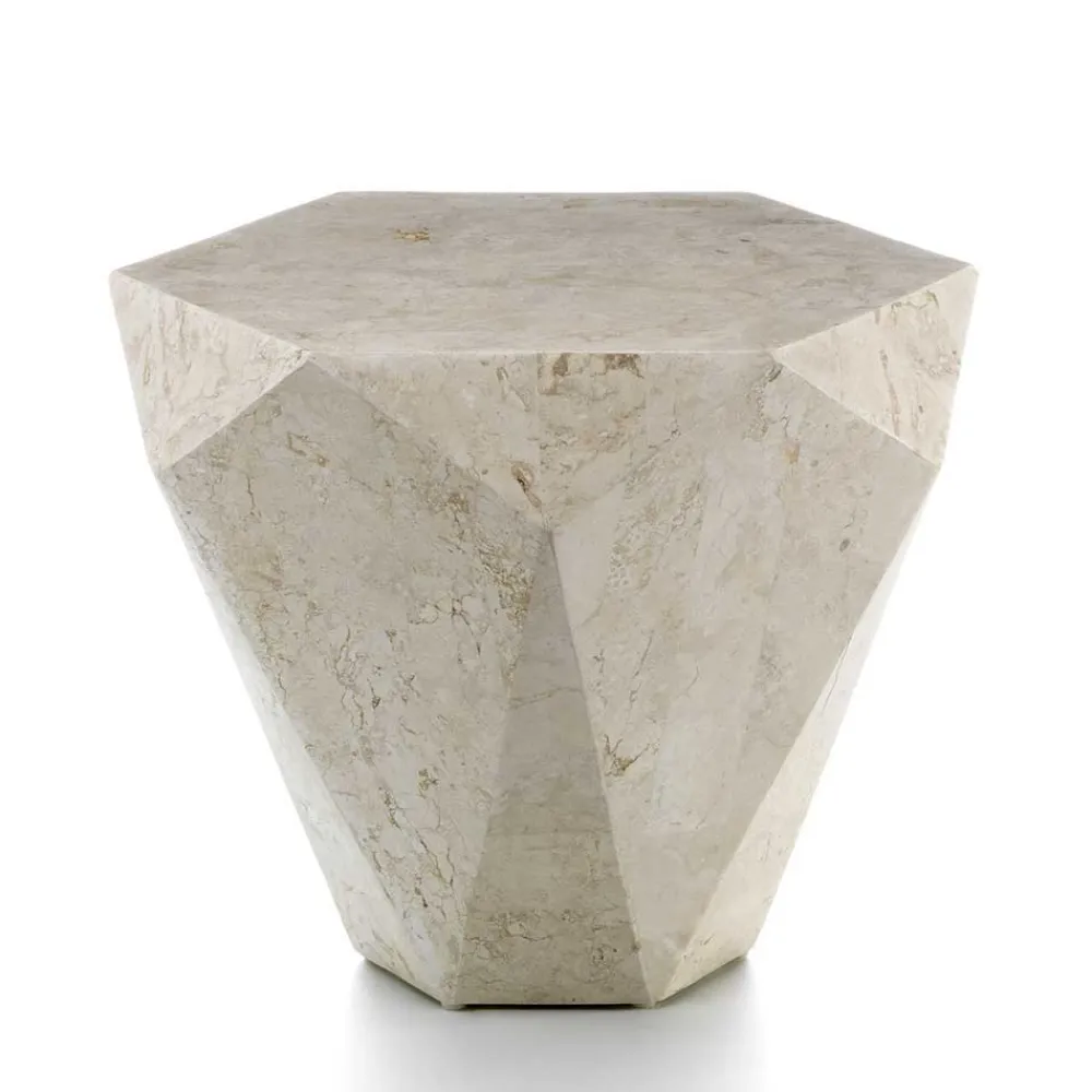 Wohnen Tische<Stein Wohnzimmertisch Jevellon in Creme
