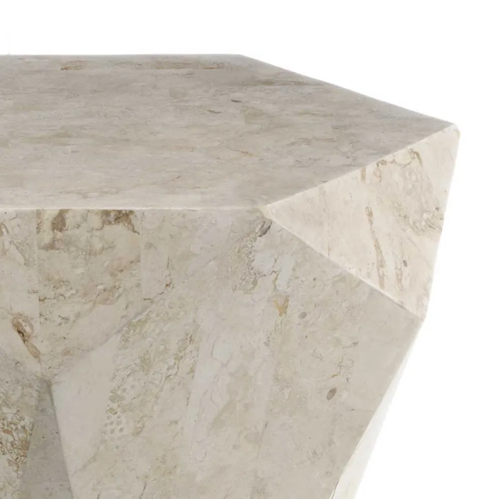 Wohnen Tische<Stein Wohnzimmertisch Jevellon in Creme