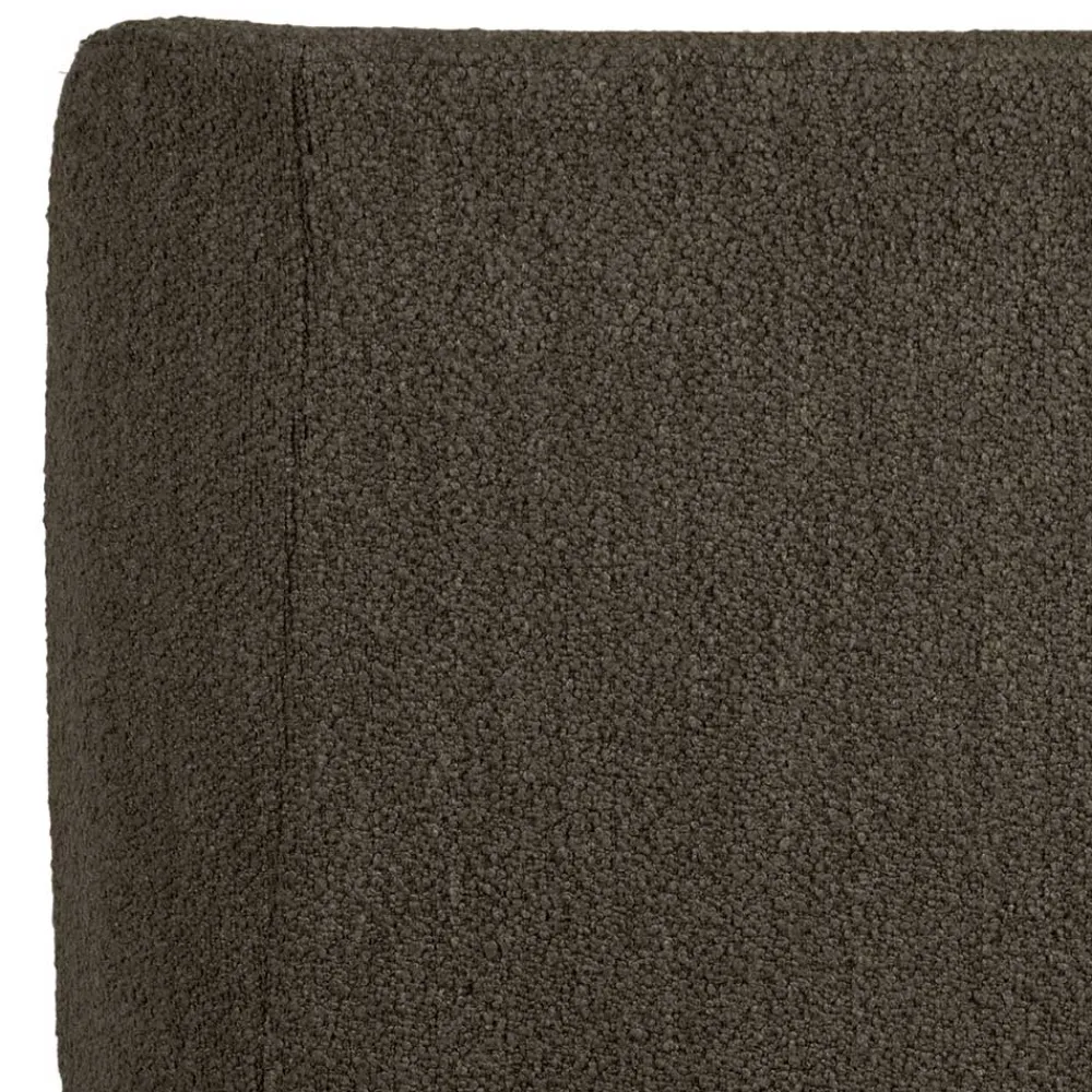 Wohnen Stühle<Stühle aus braunem Boucle Stoff - Convilla (2er Set)