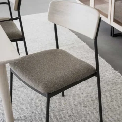 Wohnen Stühle<Stühle mit Polstersitz in Beige - Gora (2er Set)