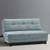 Wohnen Sofas<Stoff Bettcouch in Türkis - Enfino