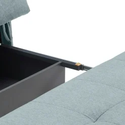 Wohnen Sofas<Stoff Bettcouch in Türkis - Enfino