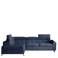 Wohnen Sofas<Stoff Dreisitzer Ecksofa in Blaugrau - Crosbys