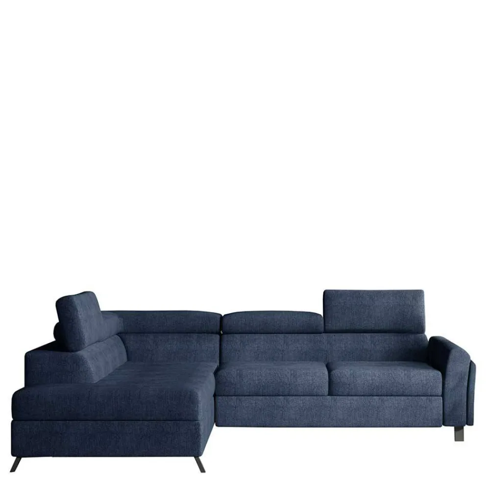 Wohnen Sofas<Stoff Dreisitzer Ecksofa in Blaugrau - Crosbys