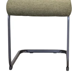 Wohnen Sessel|Stühle<Stoff Freischwinger Stühle in Oliv Grün - Maximo (4er Set)