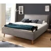 Wohnen Betten<Stoffbett im Skandinavischen Stil in Grau - Cepter