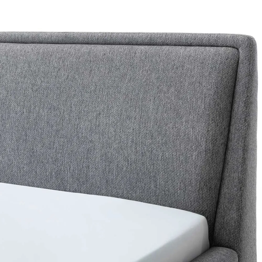 Wohnen Betten<Stoffbett im Skandinavischen Stil in Grau - Cepter