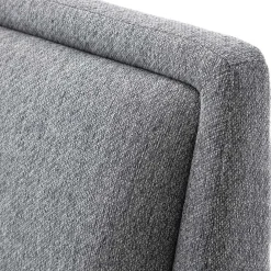 Wohnen Betten<Stoffbett im Skandinavischen Stil in Grau - Cepter
