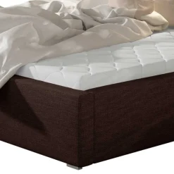 Wohnen Betten<Stoffbett in Braun - Svilia