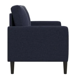 Wohnen Sofas<Stoffcouch in Dunkelblau - Normandie