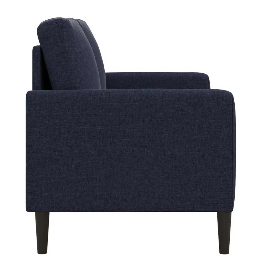 Wohnen Sofas<Stoffcouch in Dunkelblau - Normandie