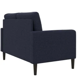 Wohnen Sofas<Stoffcouch in Dunkelblau - Normandie