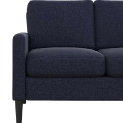 Wohnen Sofas<Stoffcouch in Dunkelblau - Normandie
