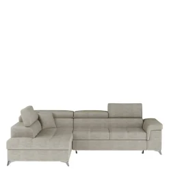 Wohnen Betten|Sofas<Stoffcouch mit Bettfunktion in Taupe - Moglesia