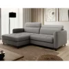 Wohnen Sofas<Stoff-Ecksofa in Hellgrau mit Bettfunktion - Alister