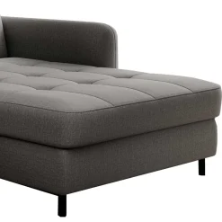 Wohnen Sofas<Stoff-Ecksofa in Hellgrau mit Bettfunktion - Alister