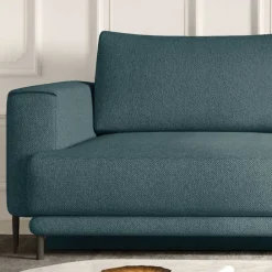 Wohnen Betten|Sofas<Stoff-Klappcouch in Petrol Blau - Iloventa