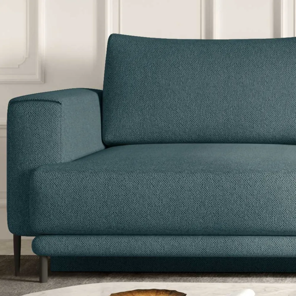Wohnen Betten|Sofas<Stoff-Klappcouch in Petrol Blau - Iloventa