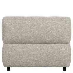Wohnen Sofas<Stoff-Modulcouch Element in Hellgrau meliert - Yoleans