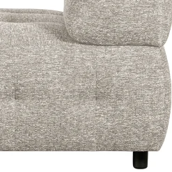 Wohnen Sofas<Stoff-Modulcouch Element in Hellgrau meliert - Yoleans