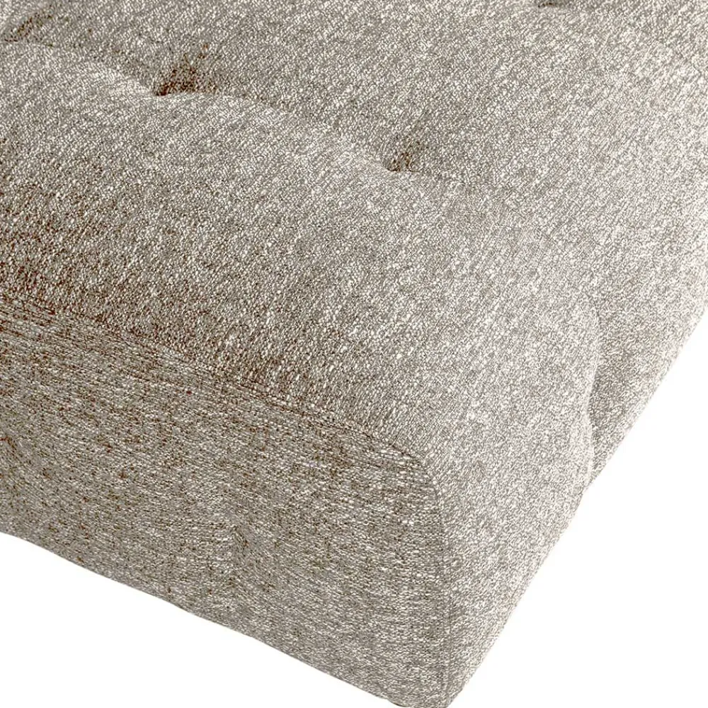 Wohnen Sofas<Stoff-Modulcouch Element in Hellgrau meliert - Yoleans