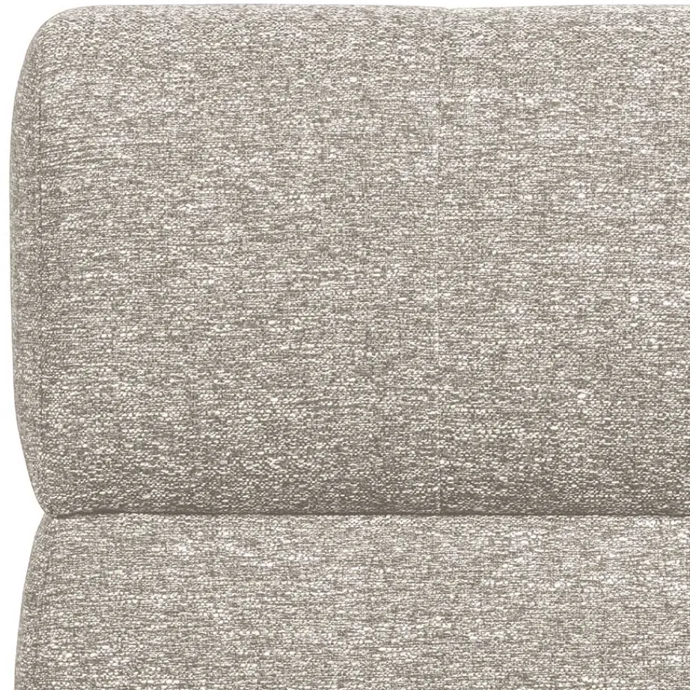 Wohnen Sofas<Stoff-Modulcouch Element in Hellgrau meliert - Yoleans