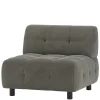 Wohnen Sofas<Stoff-Modul-Couch Element in Blassgrün - Niridena