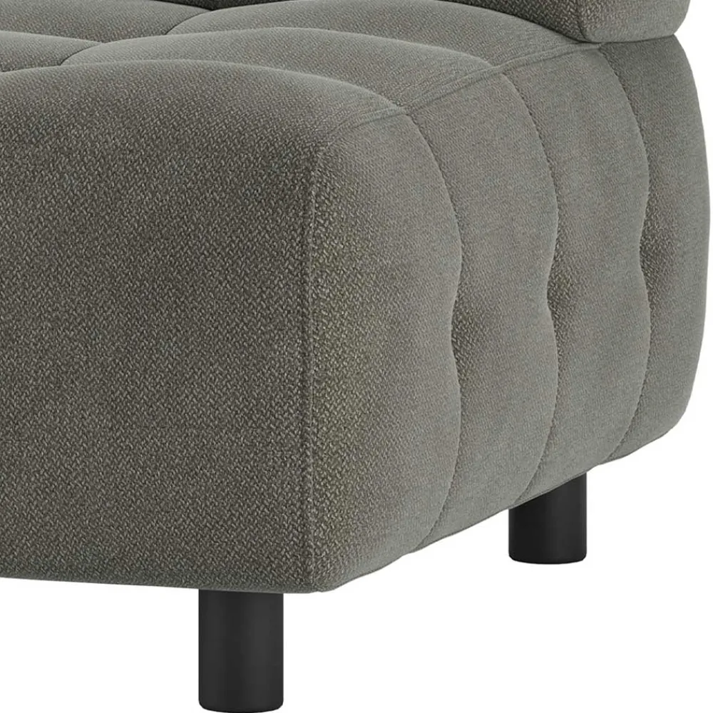 Wohnen Sofas<Stoff-Modul-Couch Element in Blassgrün - Niridena