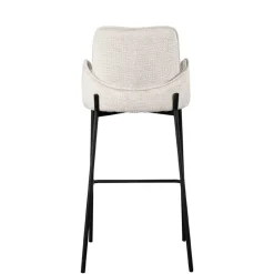 Wohnen Hocker<Struktursamt Barstuhl mit 78 cm Sitzhöhe - Lasmus (2er Set)