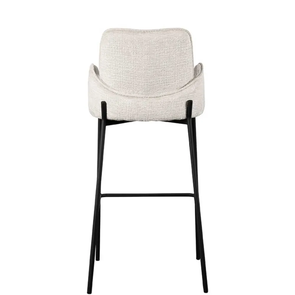 Wohnen Hocker<Struktursamt Barstuhl mit 78 cm Sitzhöhe - Lasmus (2er Set)