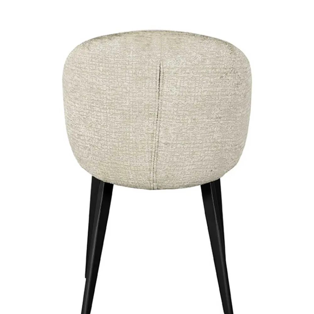 Wohnen Stühle<Struktursamt Polsterstühle in Beige - Hakamo (2er Set)