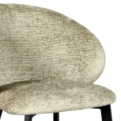 Wohnen Stühle<Struktursamt Polsterstühle in Beige - Hakamo (2er Set)