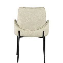 Wohnen Stühle<Struktursamt Polsterstuhl in Beige - Celona (2er Set)