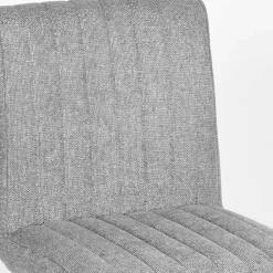 Wohnen Hocker<Strukturstoff Barstuhl in Grau - Oktontra (2er Set)