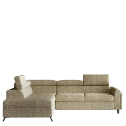 Wohnen Sofas<Strukturstoff Polsterecke in Beige - Jimis