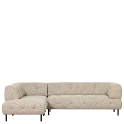 Wohnen Sofas<Strukturstoff Sofaecke in Beigegrau - Pantras