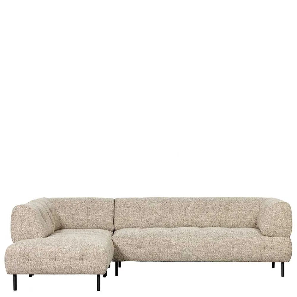 Wohnen Sofas<Strukturstoff Sofaecke in Beigegrau - Pantras