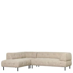 Wohnen Sofas<Strukturstoff Sofaecke in Beigegrau - Pantras