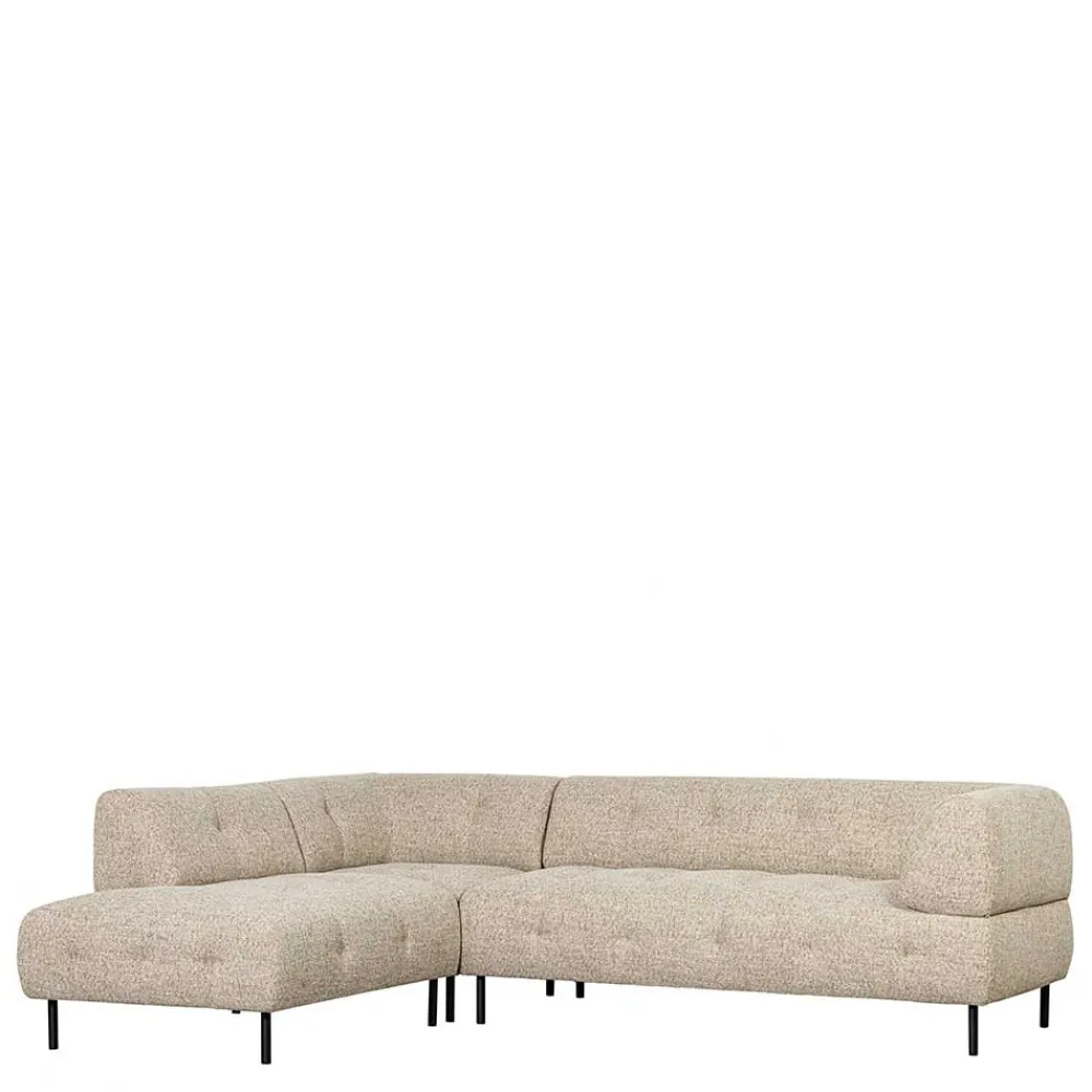 Wohnen Sofas<Strukturstoff Sofaecke in Beigegrau - Pantras